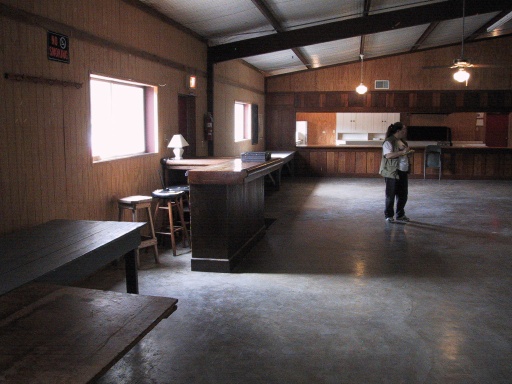 looking towards the entrance and kitchen, gate will be at the counter